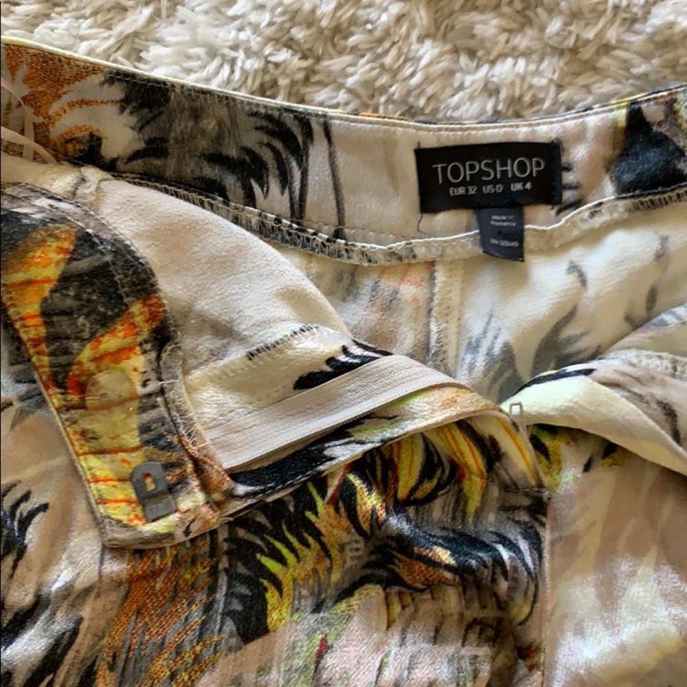 Topshop silk-like short